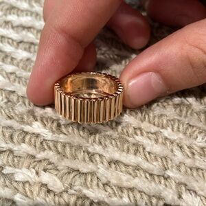 14k solid rose gold Alev ring